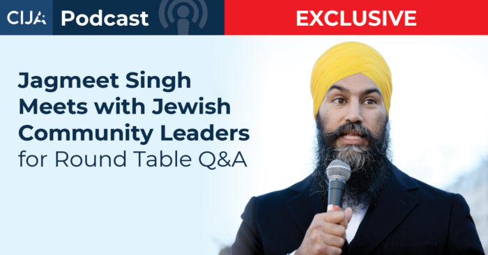 Interviews on Jagmeet Singh statements at CIJA roundtable