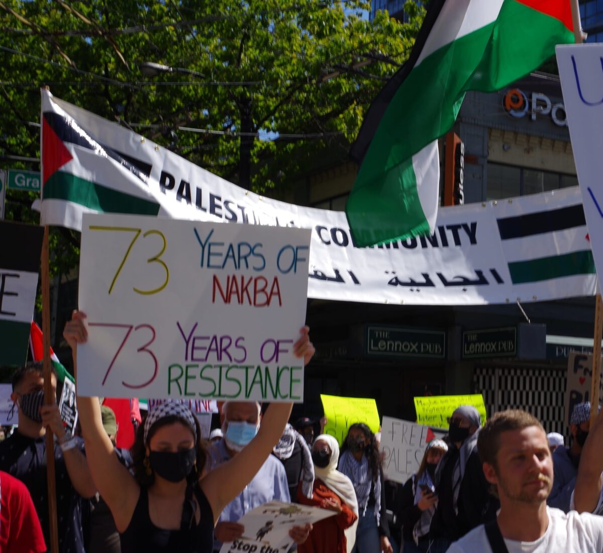 Vancouver comes out for Palestine in massive rally!