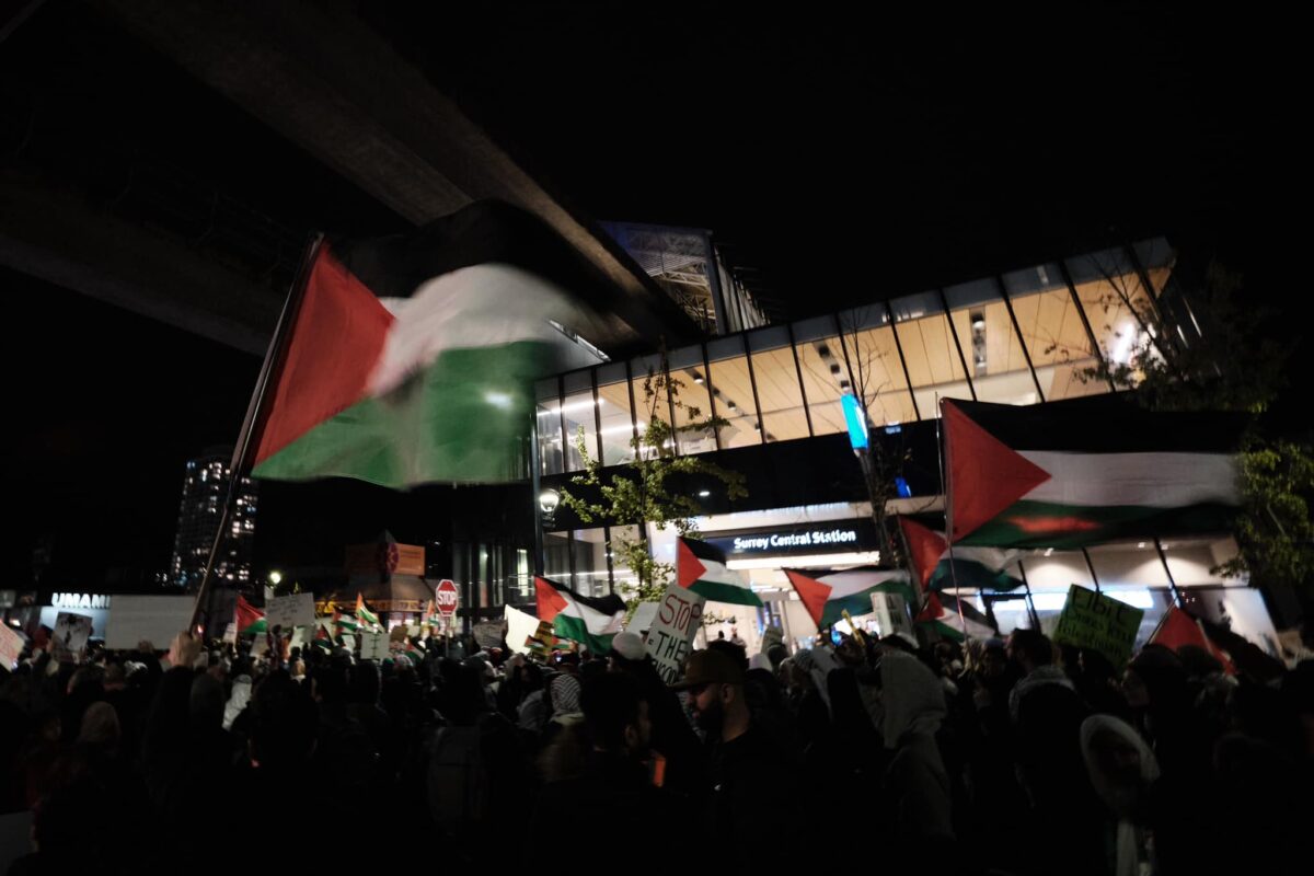 Photo Gallery, Vancouver & Surrey Stand with Palestine