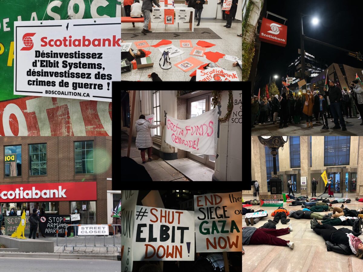 MARCH 15: SHUT DOWN GENOCIDE PROFITEERING! Shut Down Scotiabank