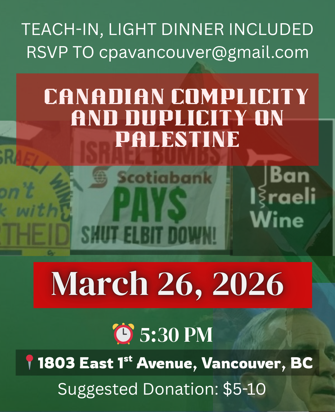 Canadian complicity and duplicity on Palestine: Challenge it with boycott!